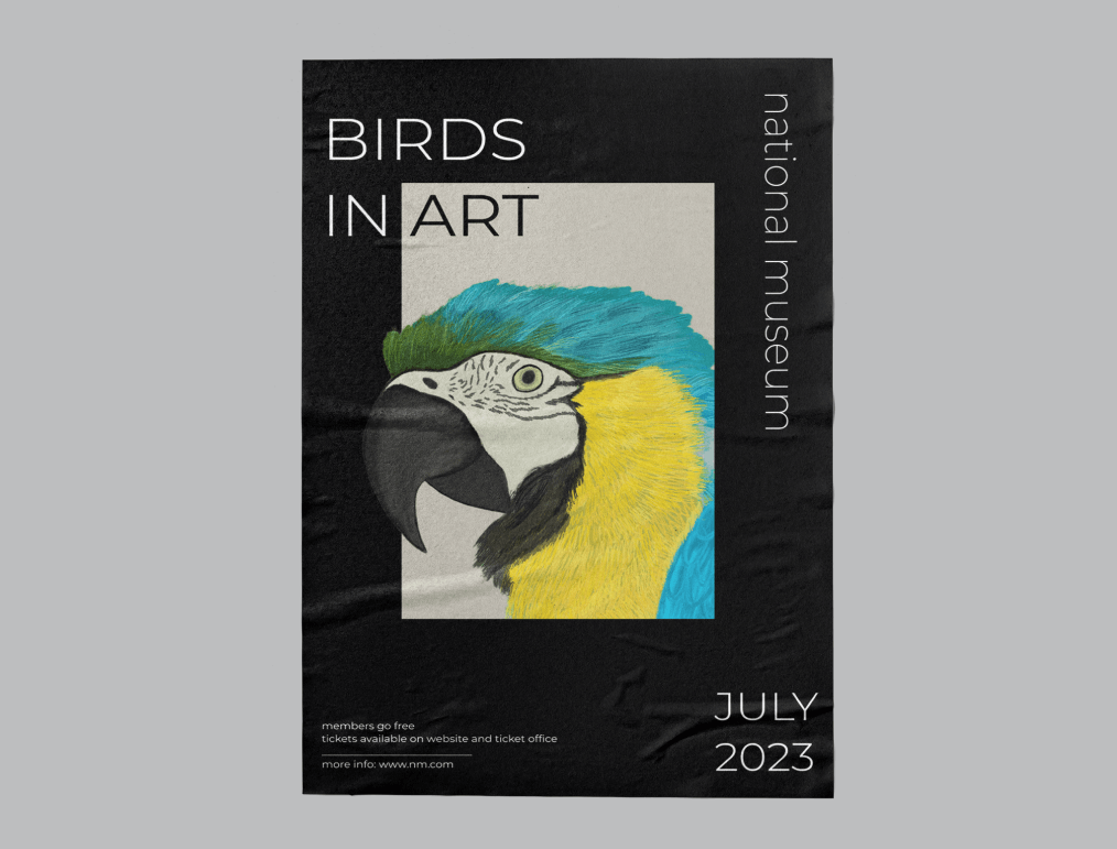 Birds in Art poster by Ewelina Karlsson